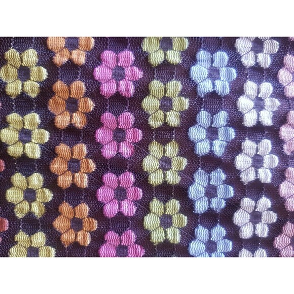 Emily Rose Girls Dress Size 8 Floral Ruffle  Mesh Colorful Back to school Winter - Picture 7 of 12